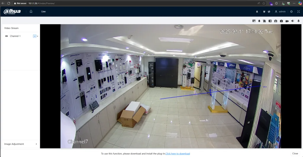Camera Login with RTSP