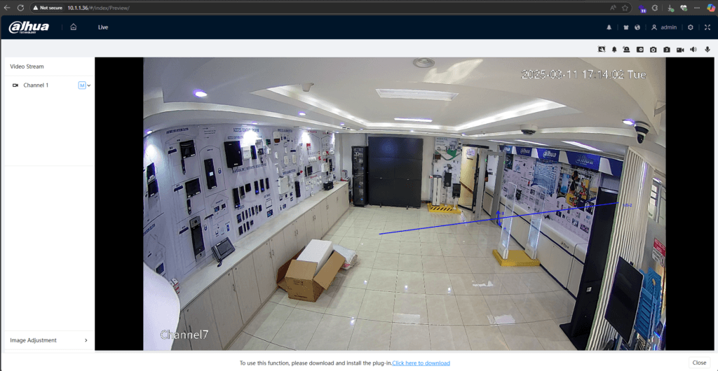 Camera Login with RTSP
